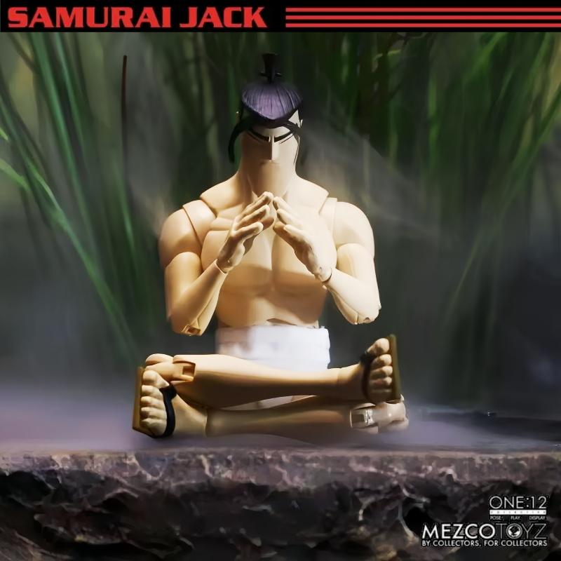Mezco Toyz One:12 Articulated Action Figure Samurai Jack Anime Movie Collectible Model Joint Movable Doll Fans Gift Home Decor