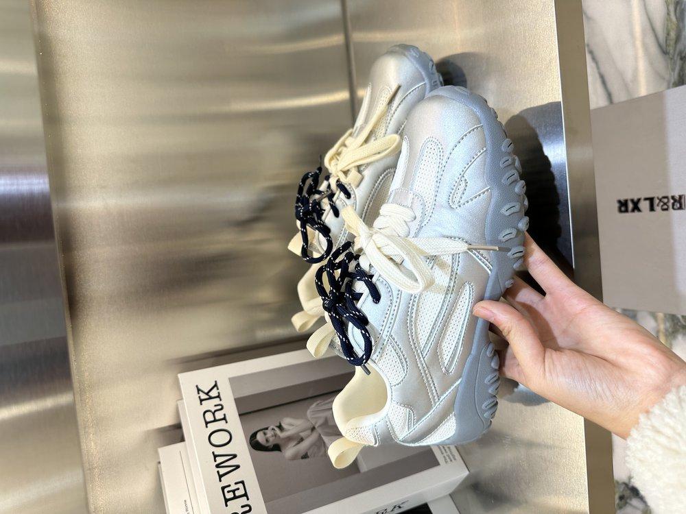 6 cm Höhenzunahme, kleine Forrest Gump Schuhe für Damen, Frühling und Sommer Plateau Sport und Freizeit Mesh atmungsaktiv Leder Deutsche Trainingsschuhe f