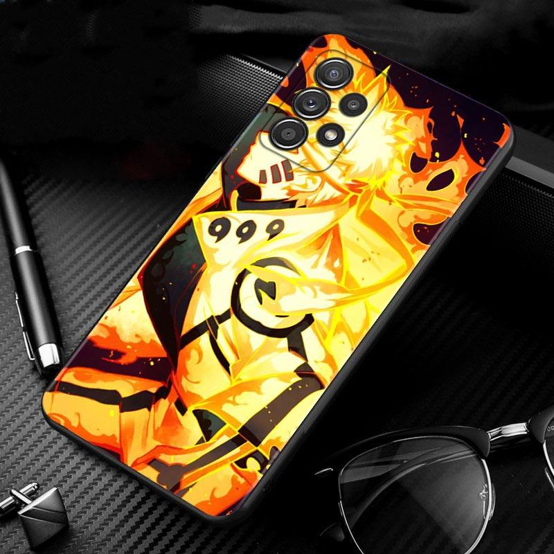 Coque de téléphone dessin animé Naruto Fox Level, étui pour Samsung Galaxy A12 A 12 A52 A51 A71 A72 A11 A13 A02s A02 A32 A31 A21s A52s