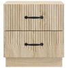 Nightstand Sonoma Oak 43 X 34.5 X 44.5 Cm Particleboard