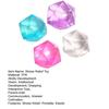 Transparent Rhinestone Squeeze Toy Anxiety Relief Polyhedron Sensory Toy Anti-anxiety Soft Stress Ball Students Office Workers Gift