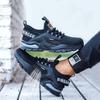 men fashion breathable steel toe caps working safety shoes air mesh summer security boots worker safe sneakers protect footwear