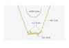 Trendy Japanese-Korean Style English Letter Pendant Necklace for Best Friends