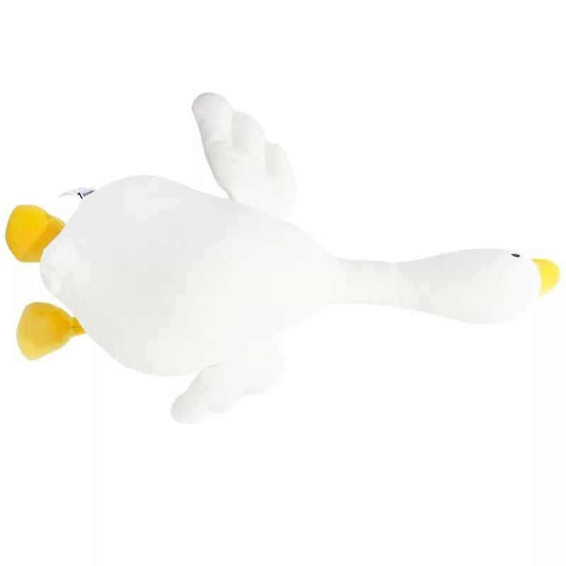 MINISO Коллекция Белый Гусь Сидячая Поза, Маленький Гусь, Куклы в Стиле Клетчатого Шарфа Плюшевая Кукла Высотой 25 см