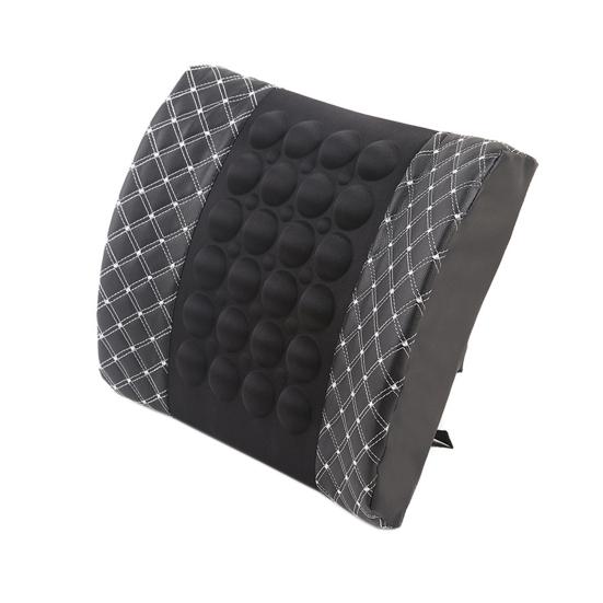 Elektryczna poduszka do masażu samochodu Poduszka do siedzenia w samochodzie Podparcie talii Poduszka lędźwiowa Masażer