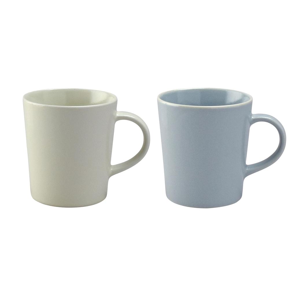 Aito Seisakusho Keramik Mino Ware Living Living mit weißer Spülmaschinen-Mikrowellen-Mischung Made in Japan "Ciel" Becher, Paar, Allein, Zwei, & Grau, Safe, Safe,