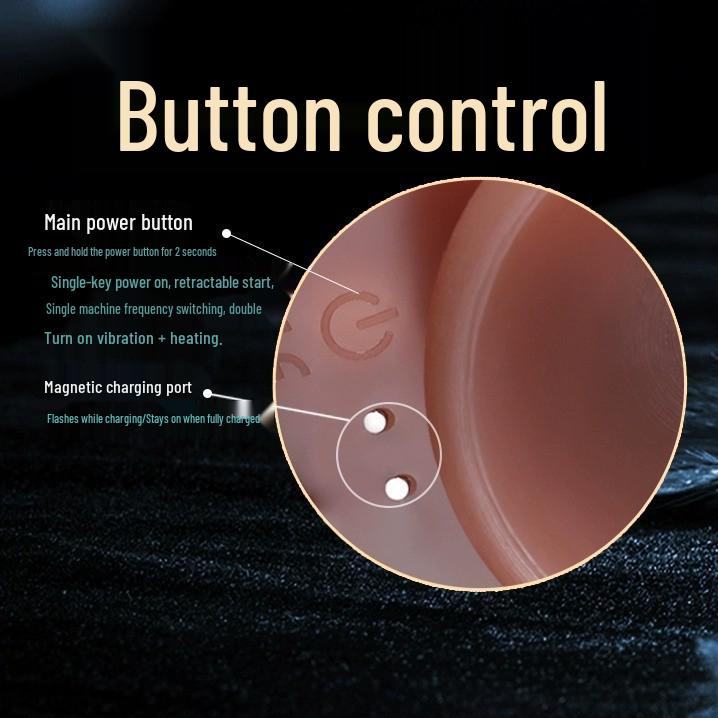 Mu Huan Silicone Vibrating Heating Dildo - High Simulation, Extendable, Adult Erotic Toy (30-Pack)