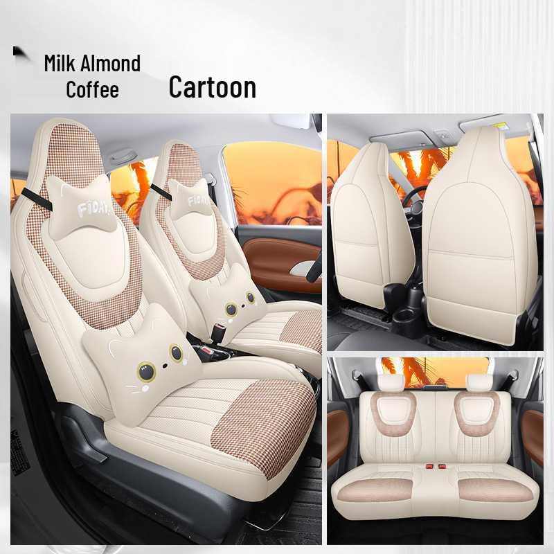 2024 Wuling Hongguang Mini Third Gen Full Coverage Cartoon Seat Cushions for Women