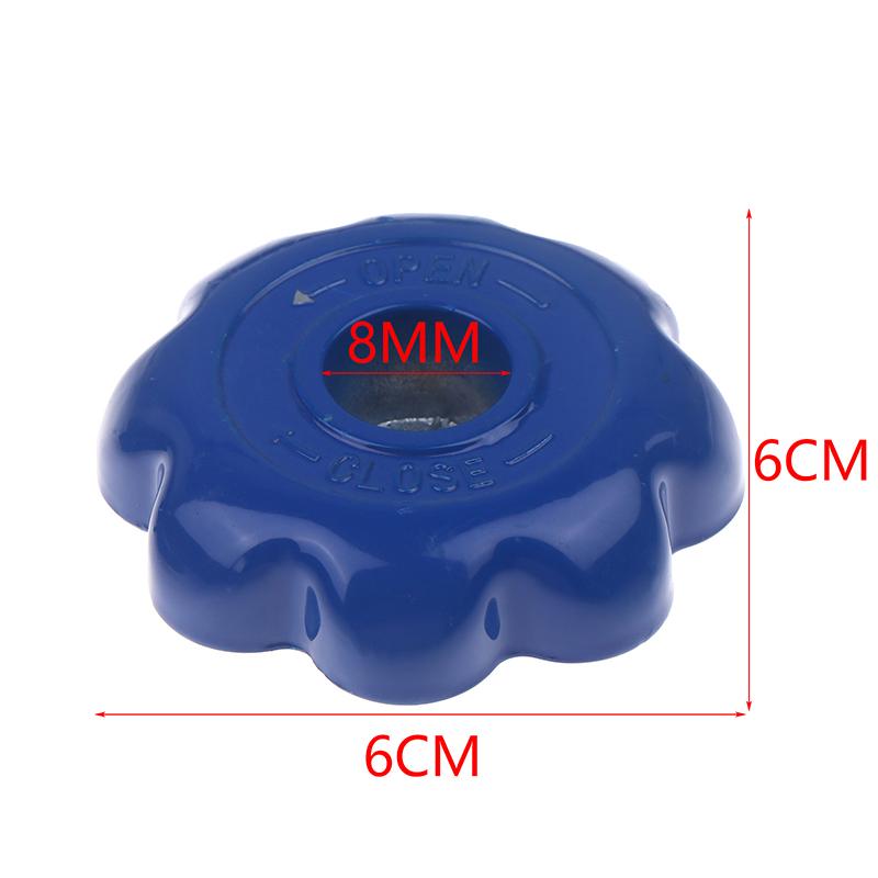 

{MXX} Aluminum Outside Hose Bib Replacement Square Hole Round Wheel Handle Cylinder Valve Gas Valve For Industrial Stove Types синий