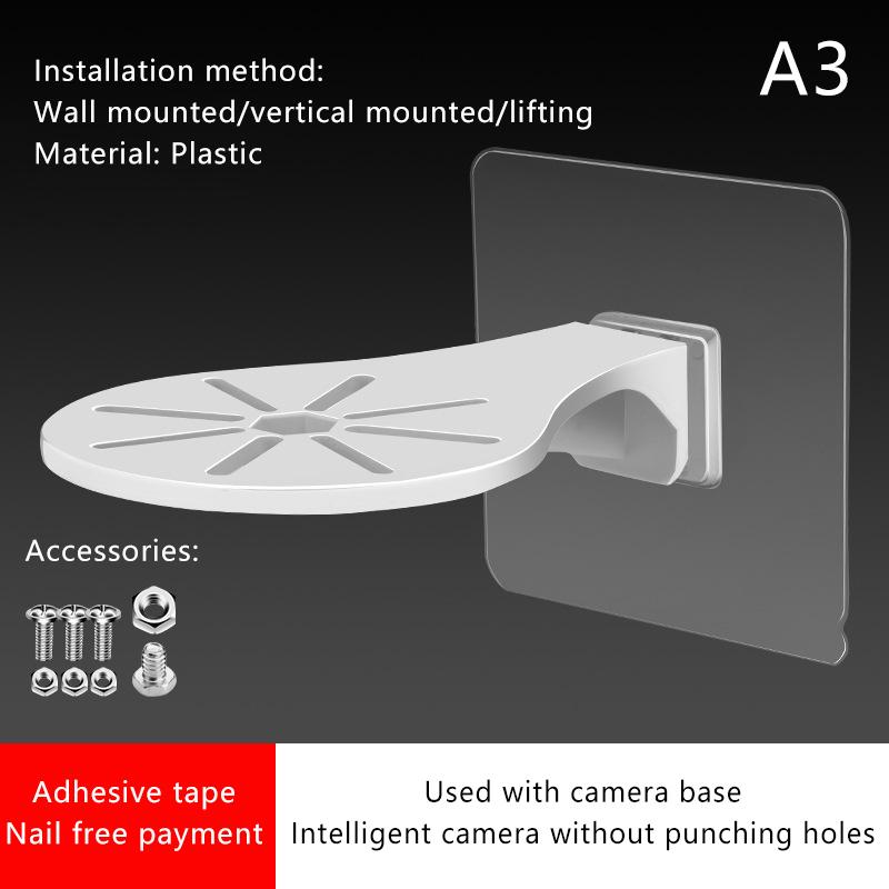 Security Video Camera Hoisting Bracket Base Smart Camera With Screws Sticking Hoisting Wall Hanging Inverted Installation Stand
