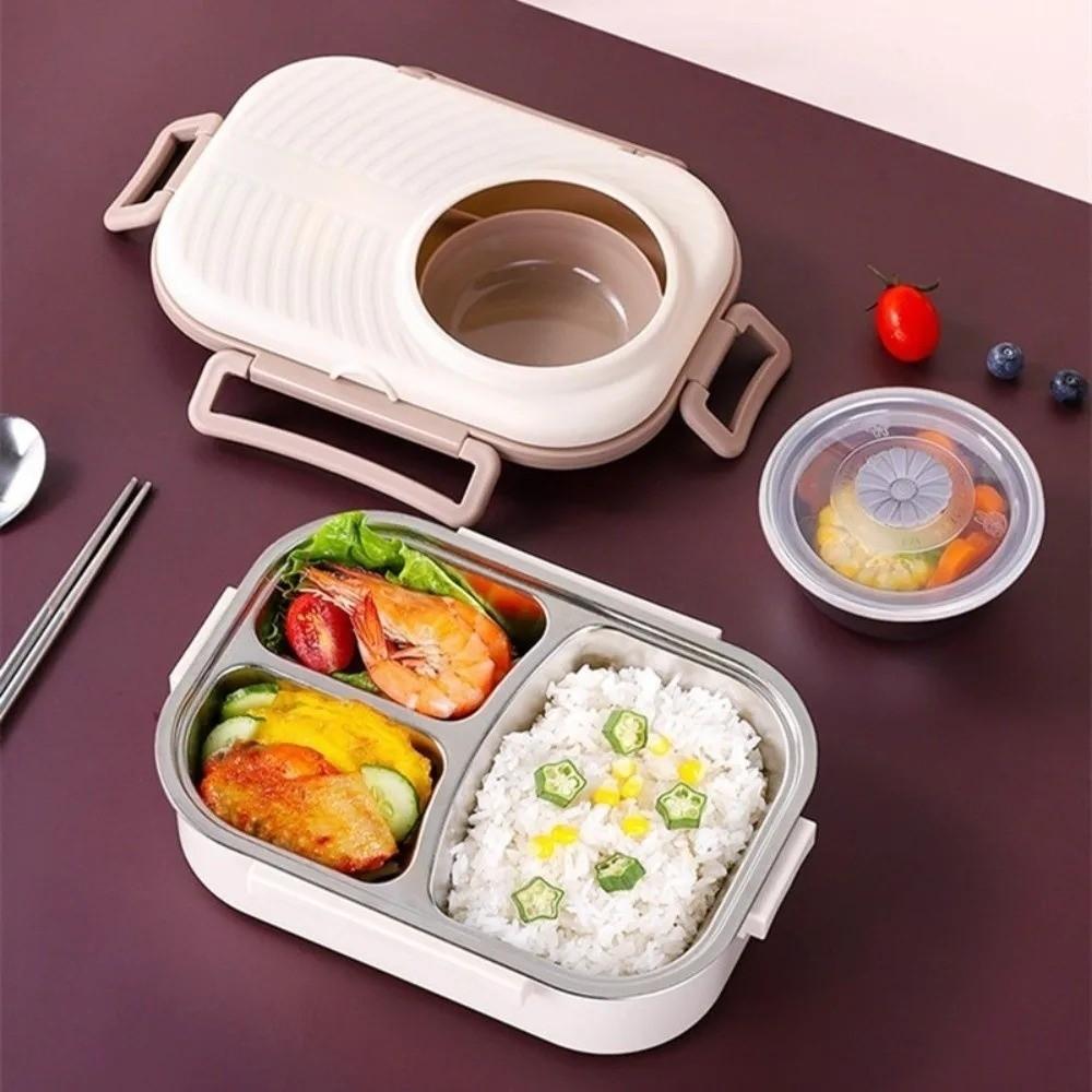 304 Stainless Steel Fresh-keeping Box Leak-proof Food Container Food Storage Box  Camping