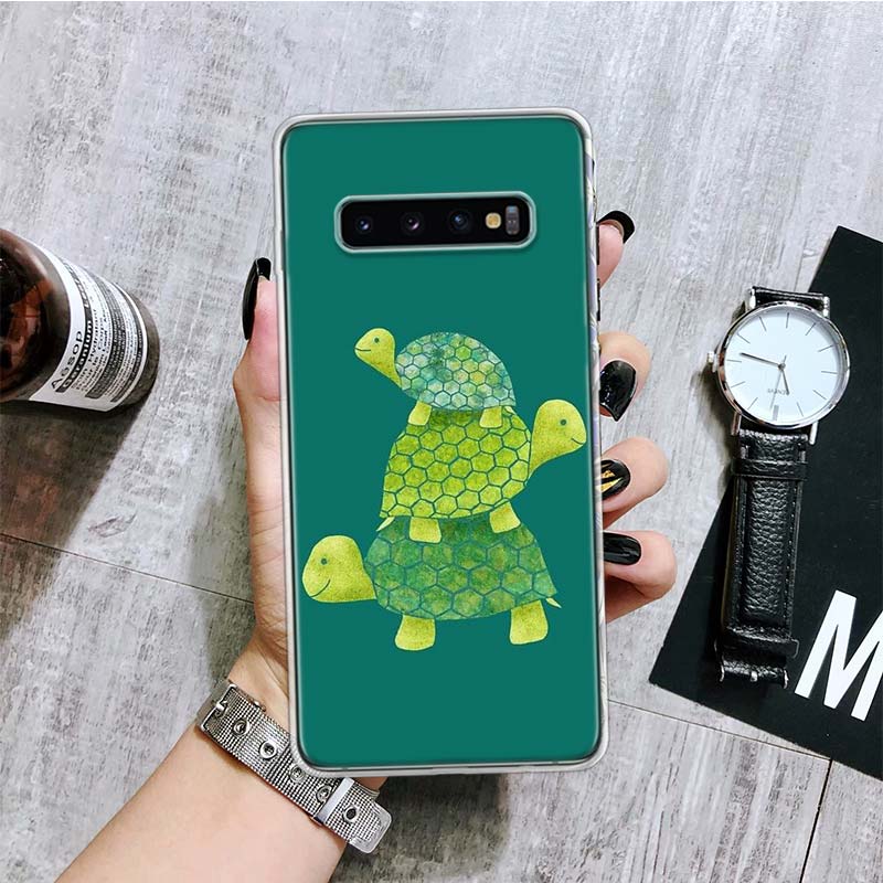 Cartoon Sea Turtle Tortoise Phone Case For Samsung Galaxy S26 S25 Edge S24 S23 FE S22 Ultra S21 Plus S20 + Fundas Cover Coque Ga