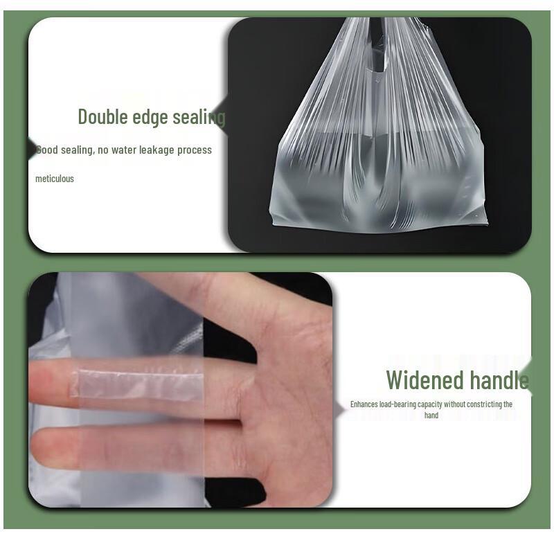 Food-grade Transparent Thickened Plastic Packaging Bags