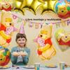 Kit 30 Winnie Pooh Bear Birthday Party Jumbo Balloons Decorate