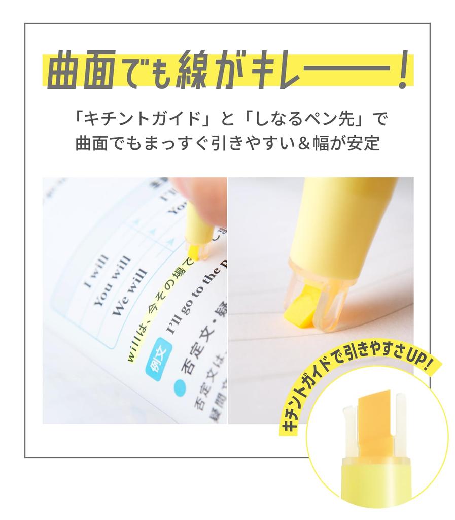 PILOT Kirena 5C 01 Basic Highlighter Set of 5 Marker, (SKIW15C1)