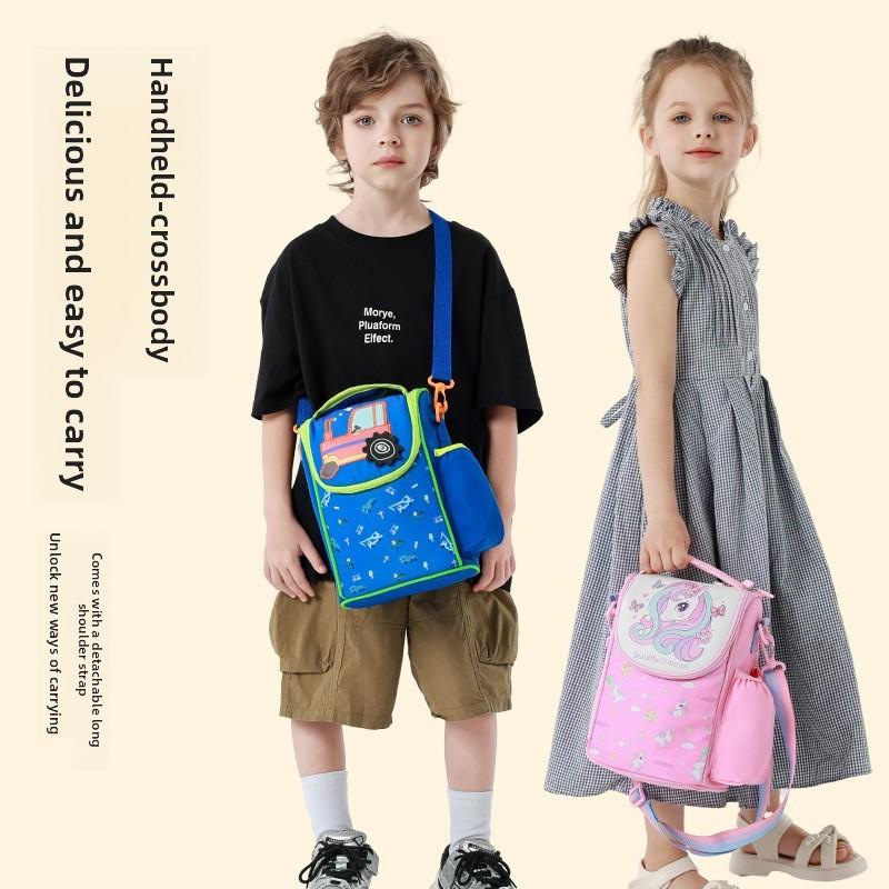 Sac à lunch isotherme pour enfants Licorne en tissu Oxford pour l'école