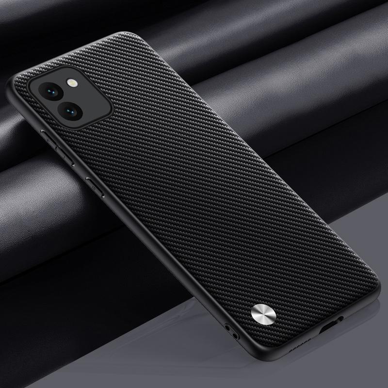 Luxury PU Leather Case For Samsung Galaxy A03 Back Cover Matte Silicone Full Protection Phone Case For Samsung A03 4G Coque