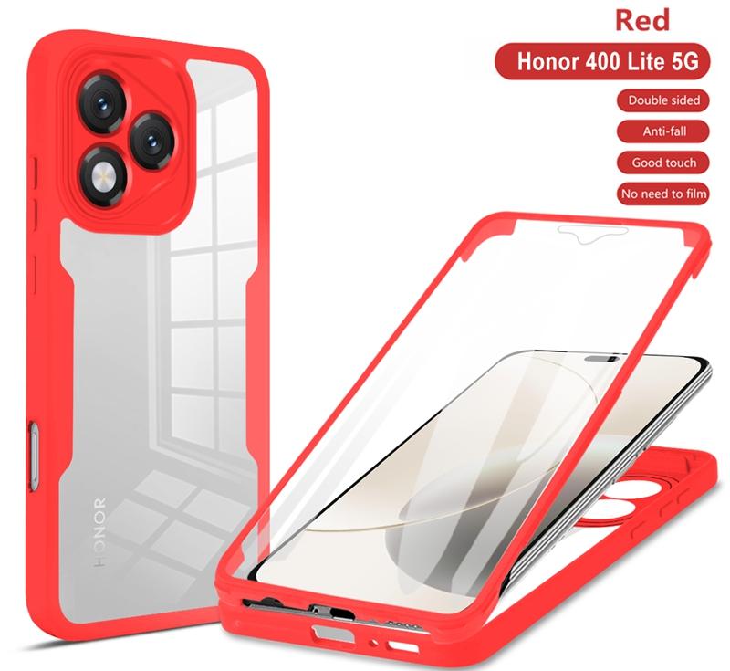 For Honor 400 Lite 5G 360 Full Body Screen Protector Transparent Case For Honor 400 Pro 5G 400 Shockproof Phone Cover