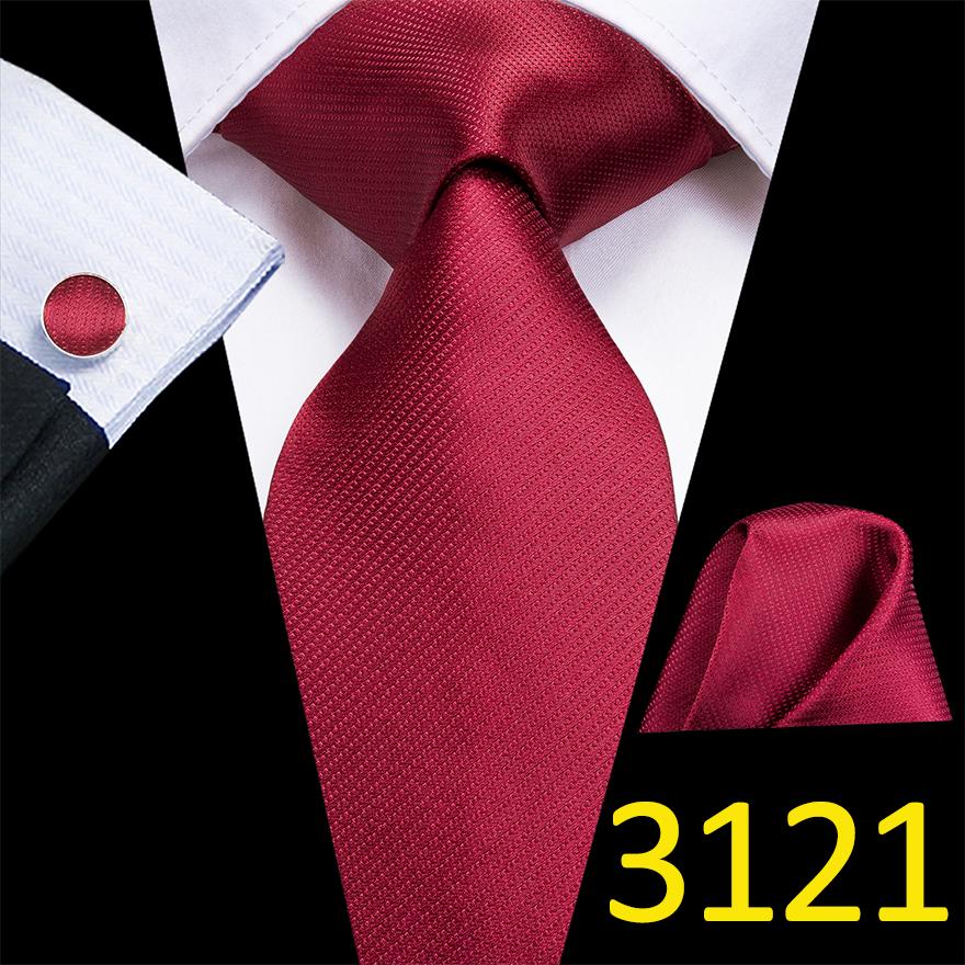 

Hi-Tie Мужской набор: шёлковый галстук, носовой платок и запонки N-3121