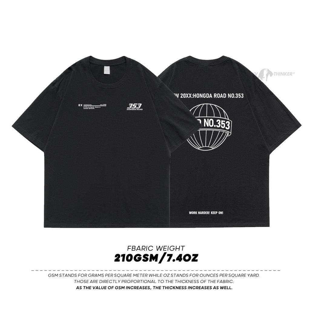 Jarní Streetwear Pánské tričko s potiskem písmen Nadměrná ležérní trička pro muže Letní unisex 5XL Trička s krátkým rukávem