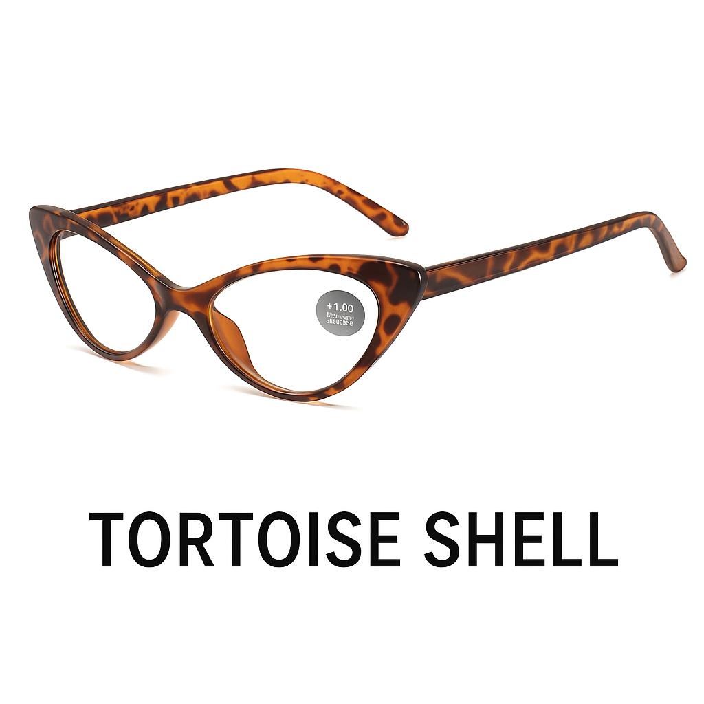 1pc Stylish Small Cat Eye Reading Glasses Women Ladies Cateye Blue Light Blocking Computer Readers Anti Glare Fashion Eyewear