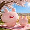 65cm Entzückendes Rosa Kaninchen Plüschtier Hoher Ästhetischer Wert Geburtstagsgeschenk für Mädchen Cartoon-Bild Kuscheltiere für Kinder ab 6 Jahren