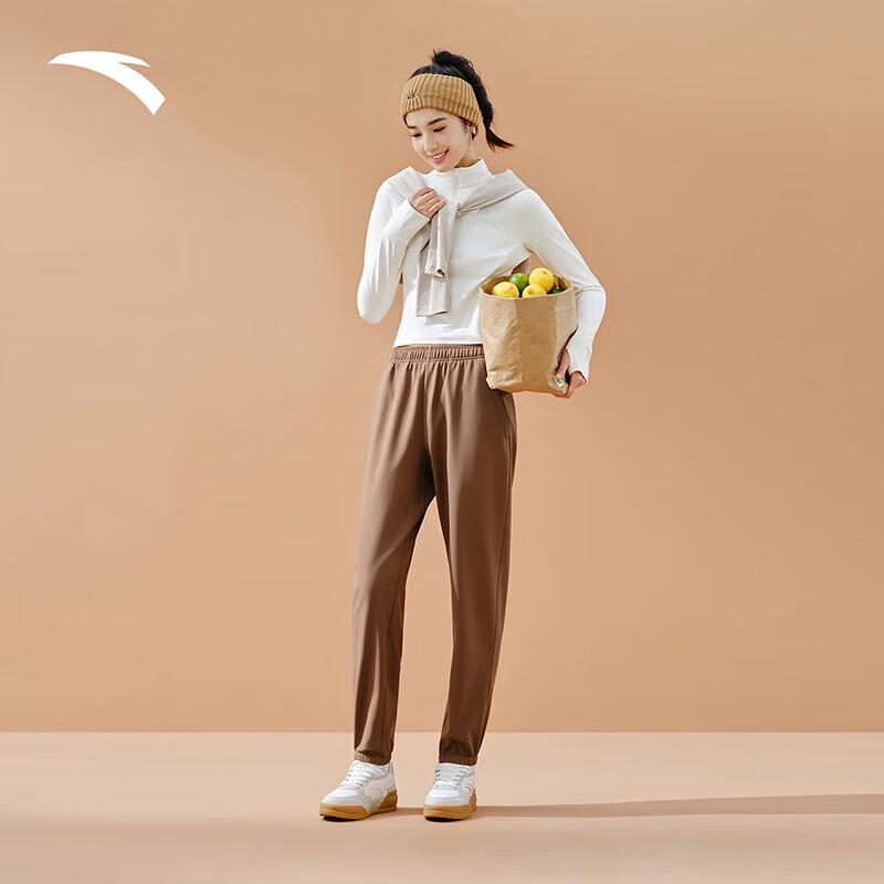 Anta Women's Fleece-Lined Sports Pants