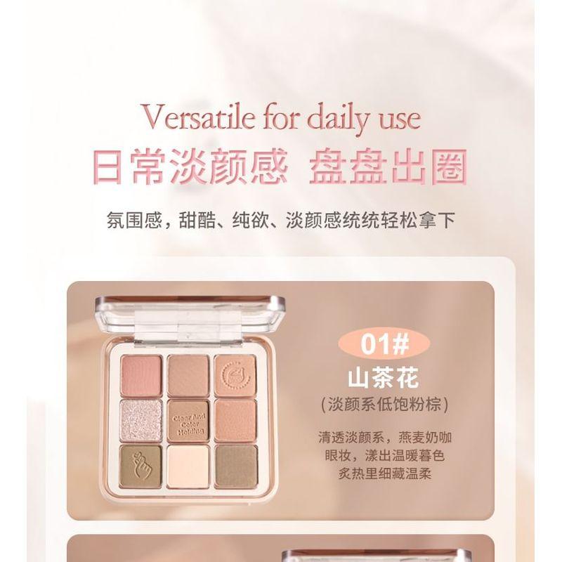 WODWOD - Inspirational Heartbeat 9-Color Eyeshadow - 3 Types