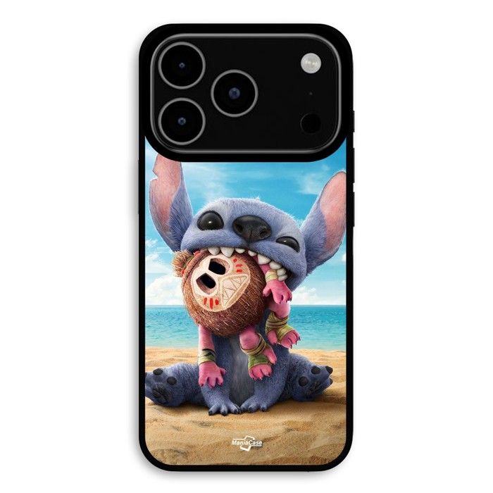 Coque Pour iPhone 17 Pro Max Stitch et Moana Kakamora Maniacase