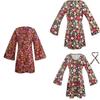 Halloween Arab Cosplay Costume Fringed Hippie Retro Outfit In Uniform Wool Fabric