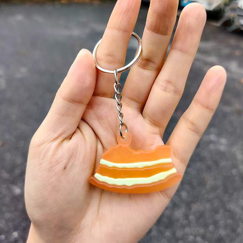 

Color Changing Streaky Pork Pendant Roast Pork Belly Pendant Resin Bag Keychain Car Rearview Mirror Decoration Ornament