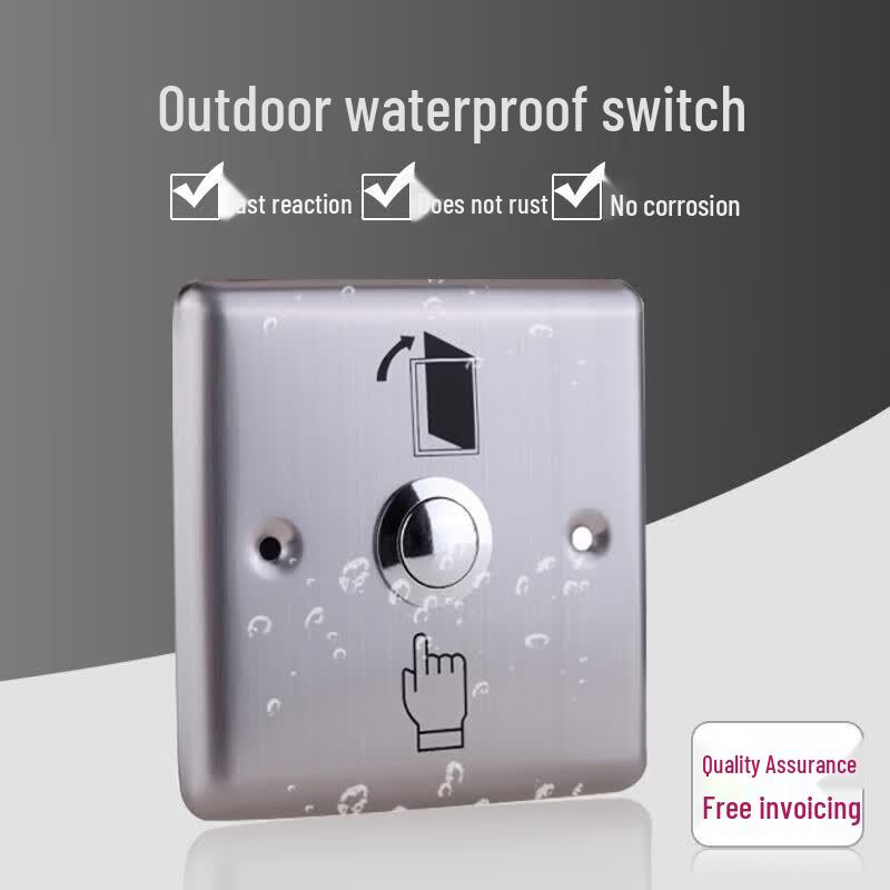 Realand Outdoor Waterproof Card Access Control System with Magnetic Lock CN Plug (adapter Included)