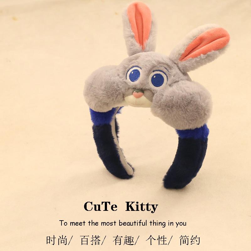 Cartoon Lotso Judy Pooh Bear Figures Cute Hair Hoop Headwear Women'S Wash Face Hoop Party Surprise Hair Accessories Gifts