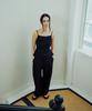 13MONTH Linen Wide Pants (Black)