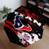 basketball Texans Logo Umbrella 8-Frame for Travel, Camping, Casual Lightweight Portable Umbrella, Essential for Every Family Holidays Gift
