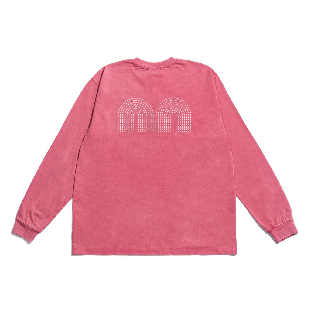 NOT NEW Basic Nn Ls T-Shirt Washed Pink