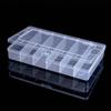 6 Grid Rectangular Storage Box Pp Plastic Transparent Box Lure Fishing Gear Box