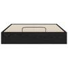 Ottoman Bed Frame Black Oak 203 x 120 x 25 cm