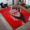 Arsenal Football Club2 Flanellmuster Quadratischer Teppich, Teppich, Teppich für Wohnzimmer Schlafzimmer Sofa Spielzimmer Dekoration, Rutschfeste Fußmatte