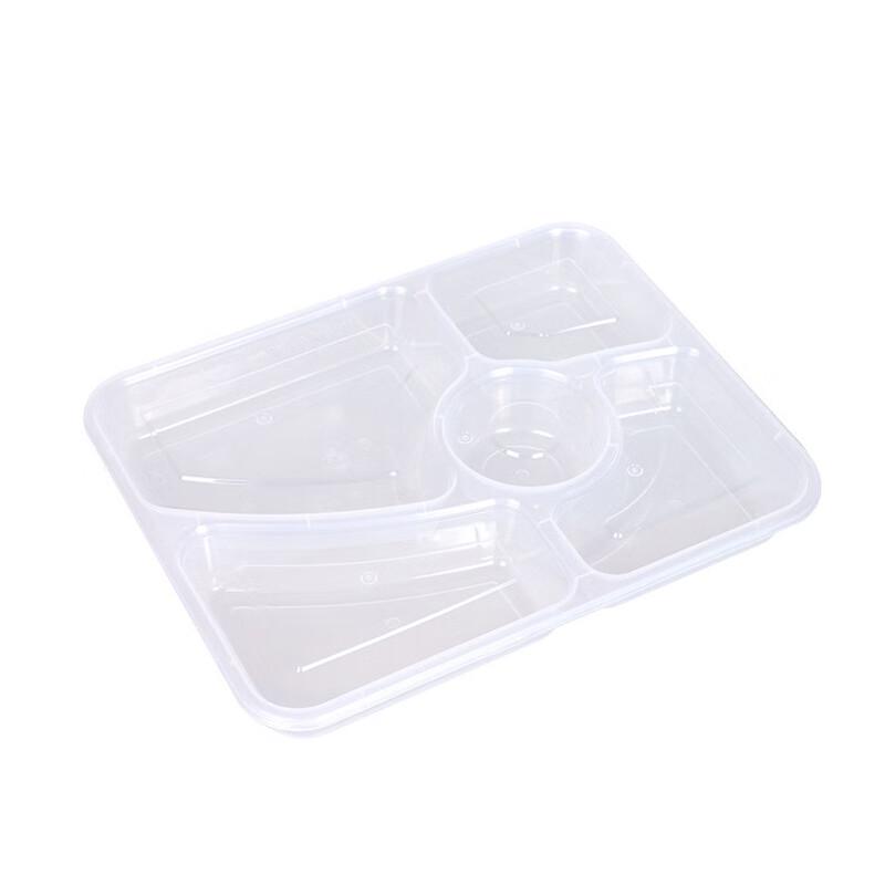 COFLYEE Einweg-Mehrfachfach-Mahlzeitvorbereitungsbehälter