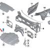 BMW X5 E70/X6 E71 Front Bumper Hood Insulation Pad (Cotton) 51487158420