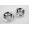 Chrome Front Fog Light Ring Loop Lid Cover Trim For - Kia Forte K3