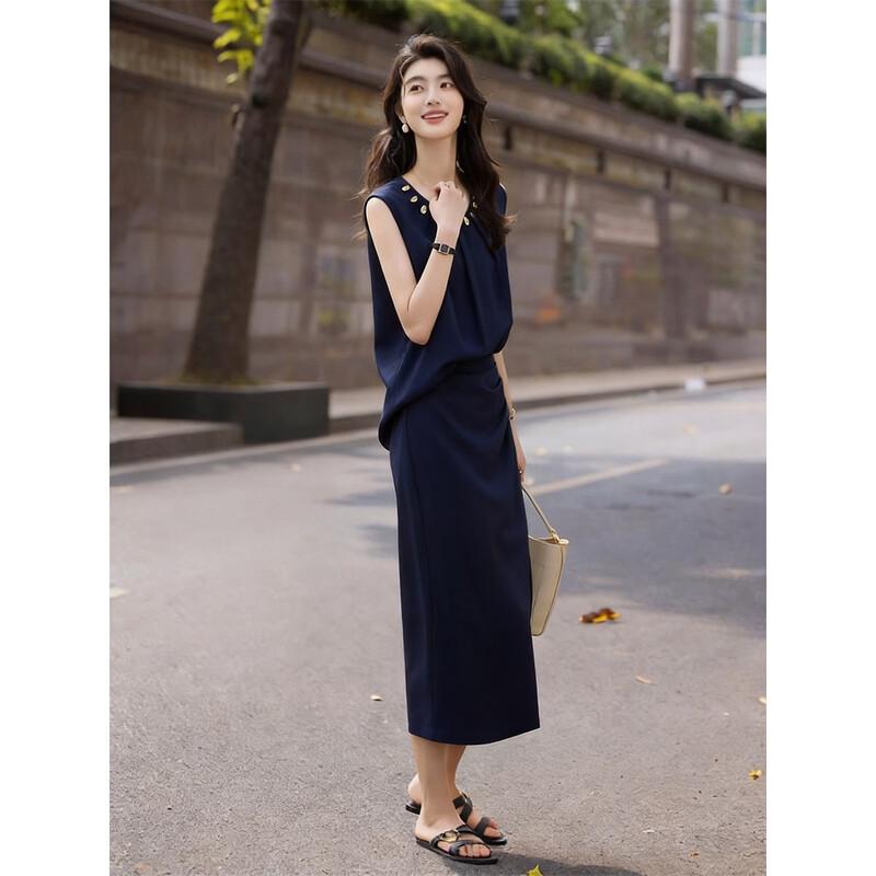 Demana Linen Lyocell Blend Two-Piece Set