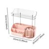 Makeup Desk Organizer Stylish Versatile Display Case Decorative Skincare Organiser for Counter Desktop Dresser Bathroom Perfume