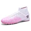 New Teenager's Football Shoes Children's High Quality Soccer Field Cleats Comfortable High-top Sneakers Wear-Resistant