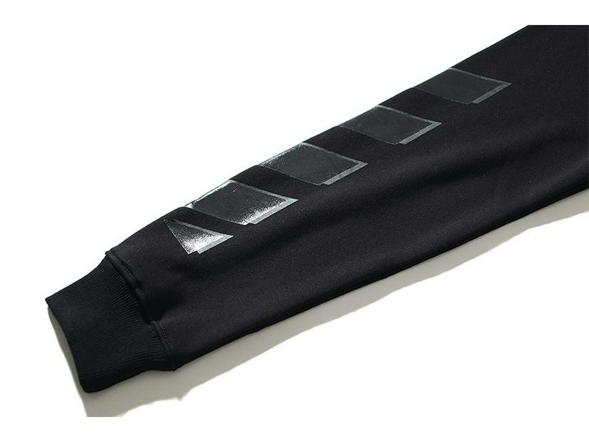 2023 Unisex OFF WHITE Ink Arrow Pattern Pullover Hoodie