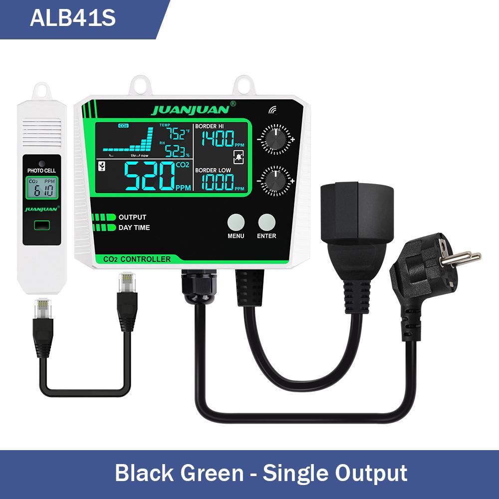 Digital CO2 Controller Air Quality Monitor 0~5000ppm CO2 Concentration Detector Carbon Dioxide Regulator for Plant Greenhouse
