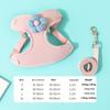 1.2M Pettorina da passeggio per cani stile gilet cane piccolo orsacchiotto, pettorina speciale per Pomerania, catena per cucciolo, guinzaglio per passeggio cane Set guinzaglio Regola
