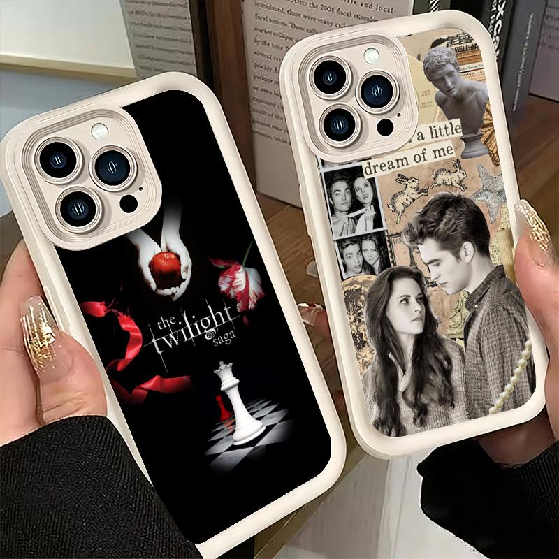 Phone Case for iPhone 17 Air 16E 15 16 Pro Max Twilight Saga Edward Cover 14 Plus 13 12 Mini Soft Shell Silicone Fundas