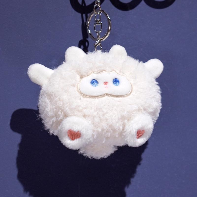 Panda Toy Plush Backpack Keychain Pendant Cartoon Animals Fill Doll Souvenir